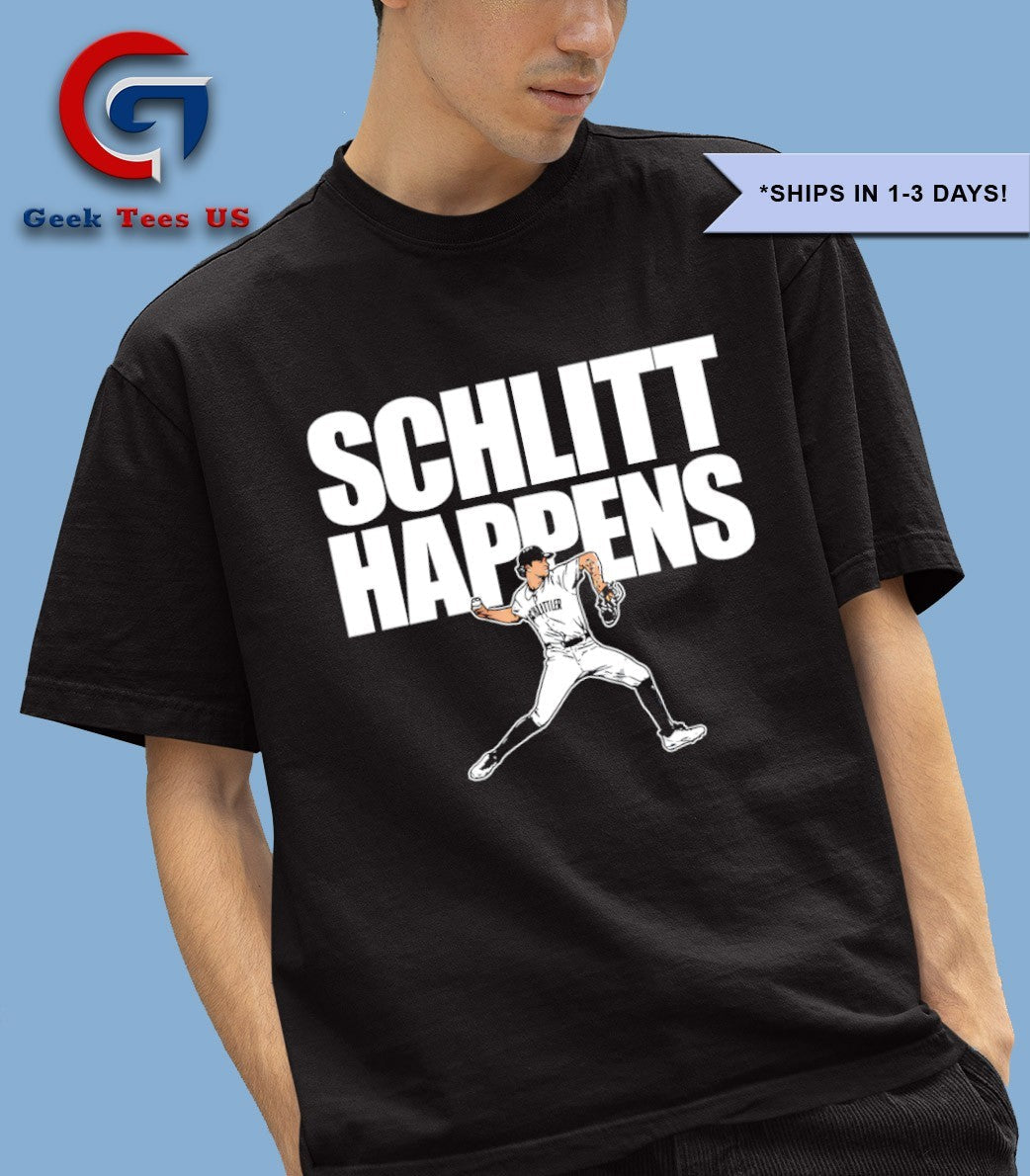 Schlitt Happens Cam Schlittler New York Yankees baseball MLB shirt
