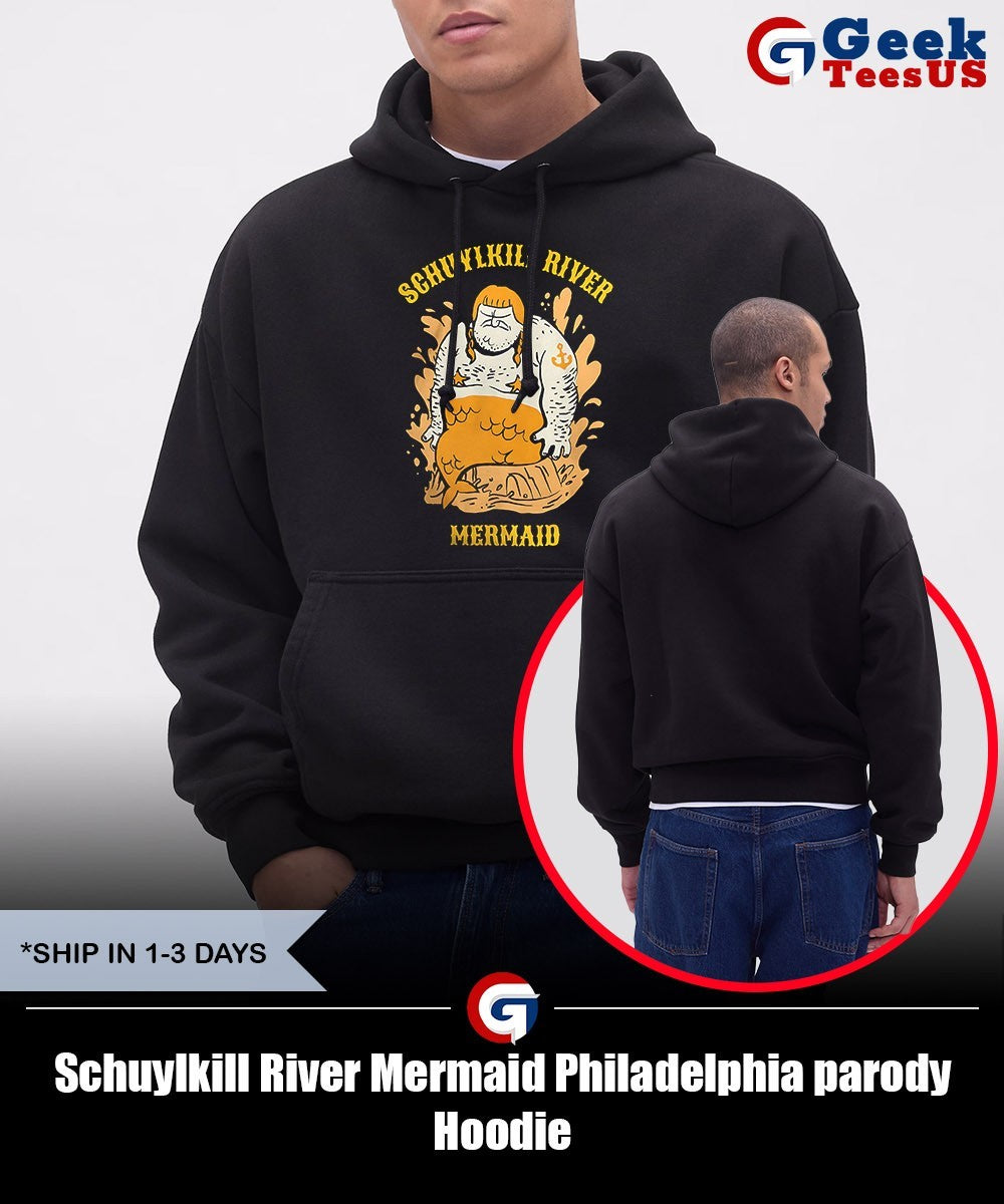 Schuylkill River Mermaid Philadelphia parody shirt