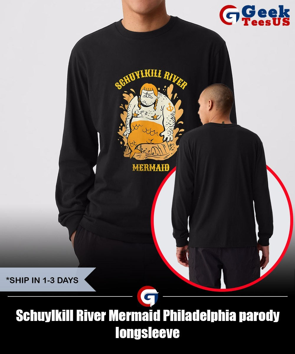 Schuylkill River Mermaid Philadelphia parody shirt