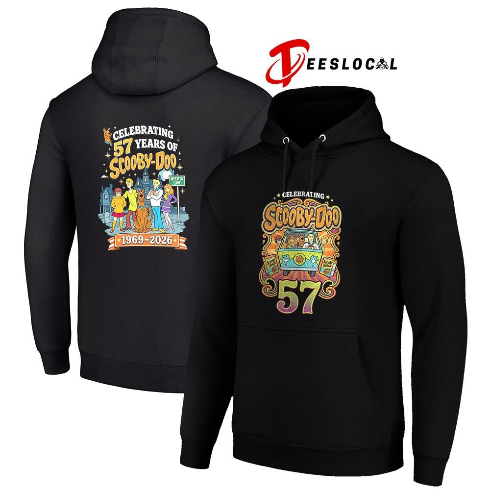 Scooby Doo celebrating 57 years cartoon shirt