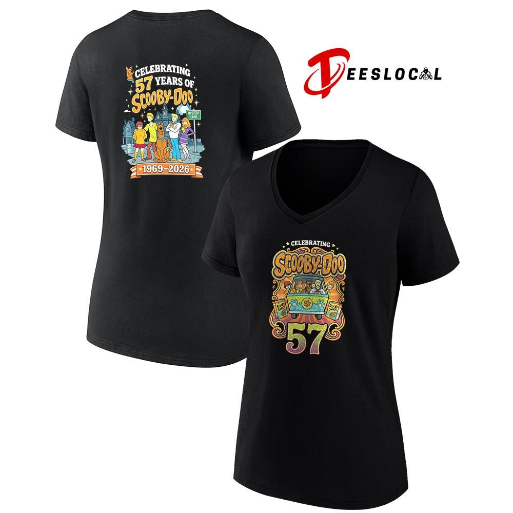 Scooby Doo celebrating 57 years cartoon shirt