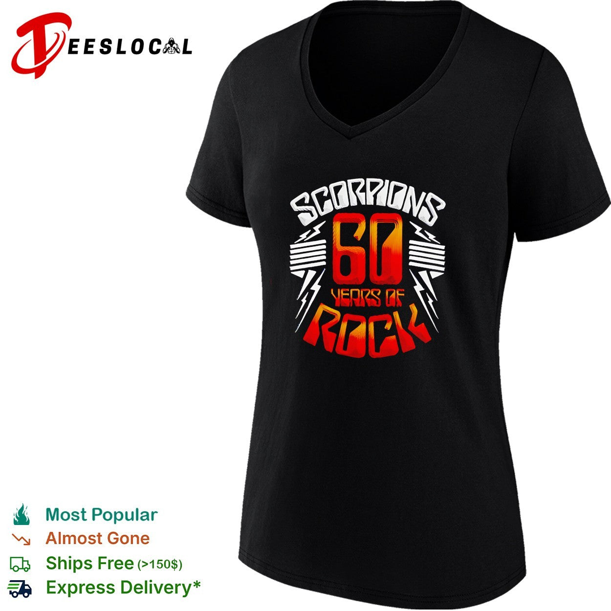 Scorpions 60 Years Of Rock Scorpions Rock Zone Membership shirt