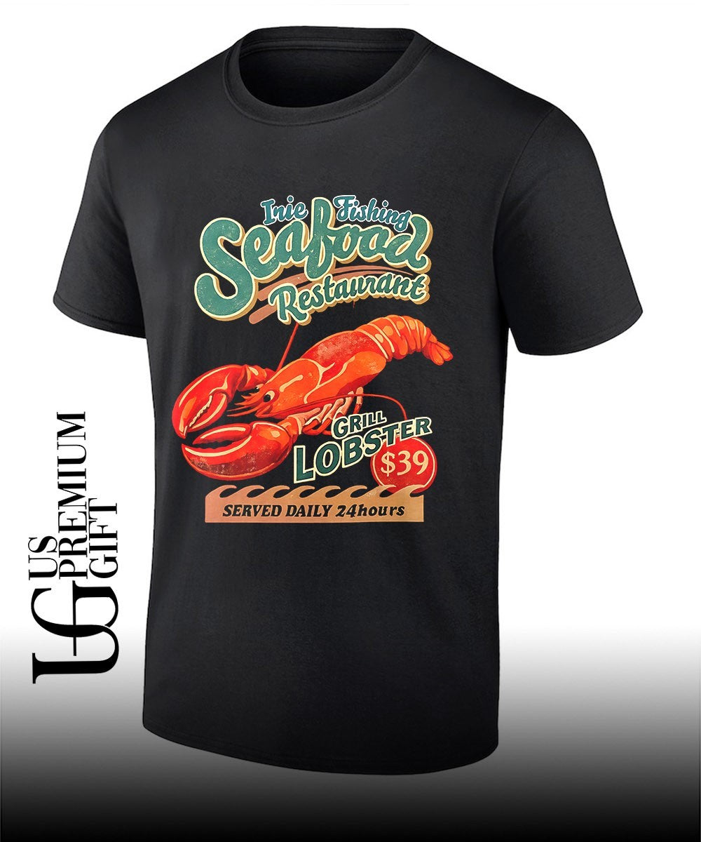 Seafood Restaurant Grill Lobster shirt