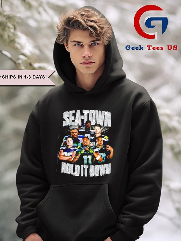Seahawks Sea-town Hold It Down graphic shirt