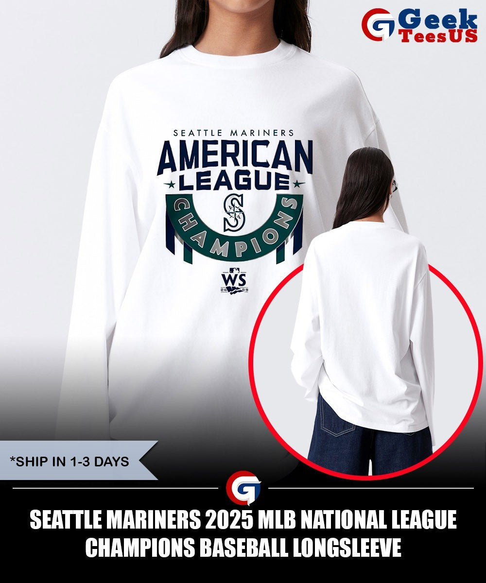 Seattle Mariners 2025 MLB National League Champions Baseball shirt