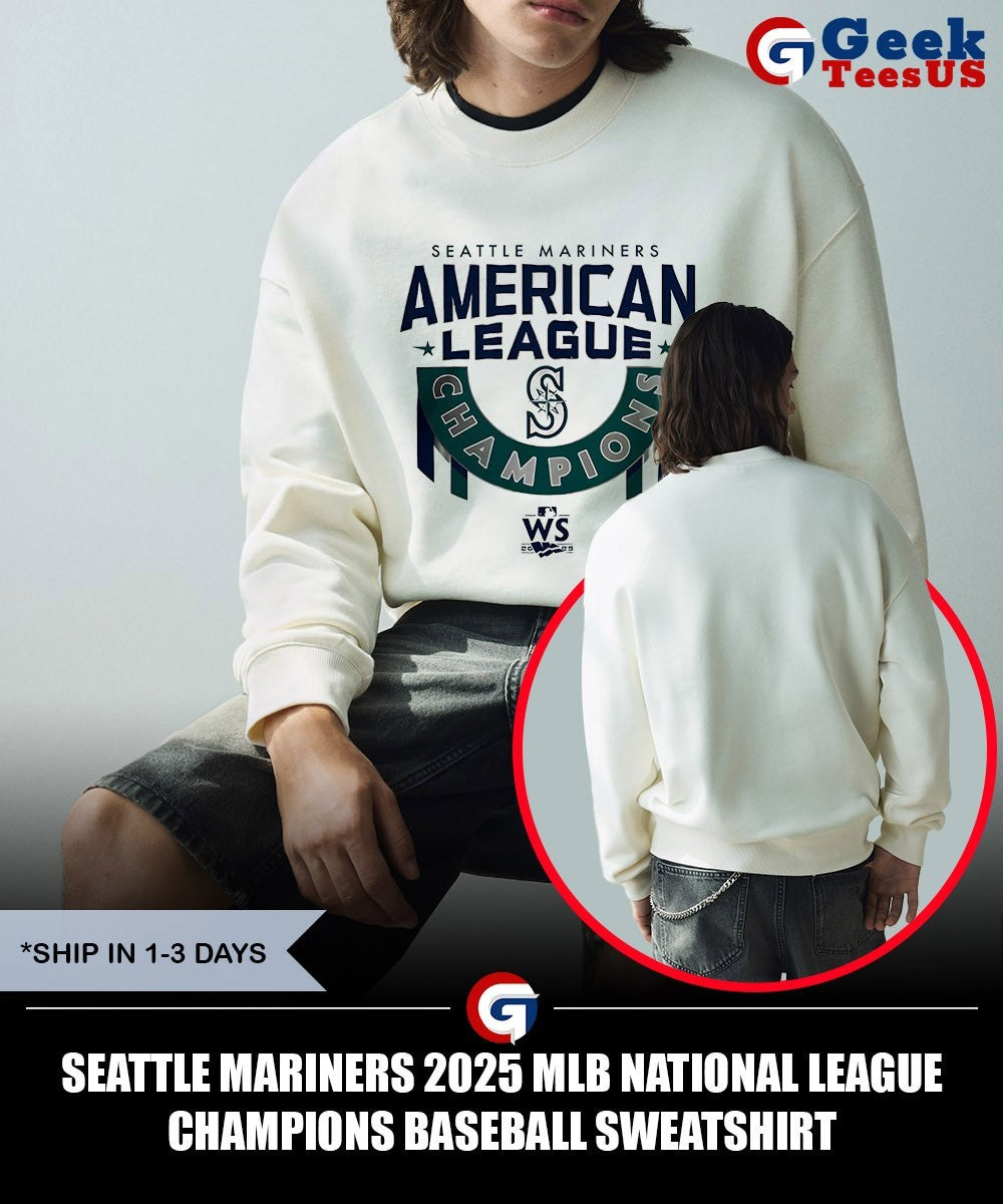 Seattle Mariners 2025 MLB National League Champions Baseball shirt