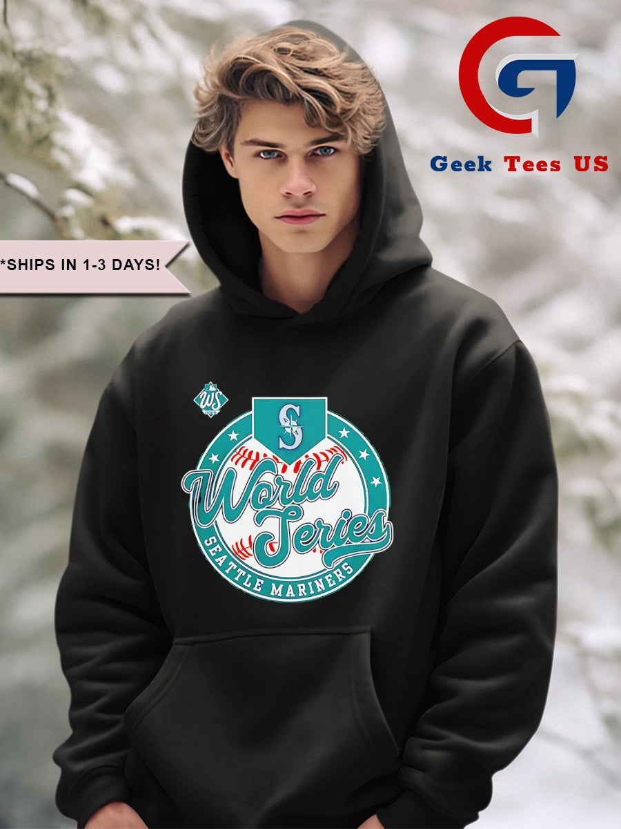 Seattle Mariners 2025 World Series Baseball logo shirt