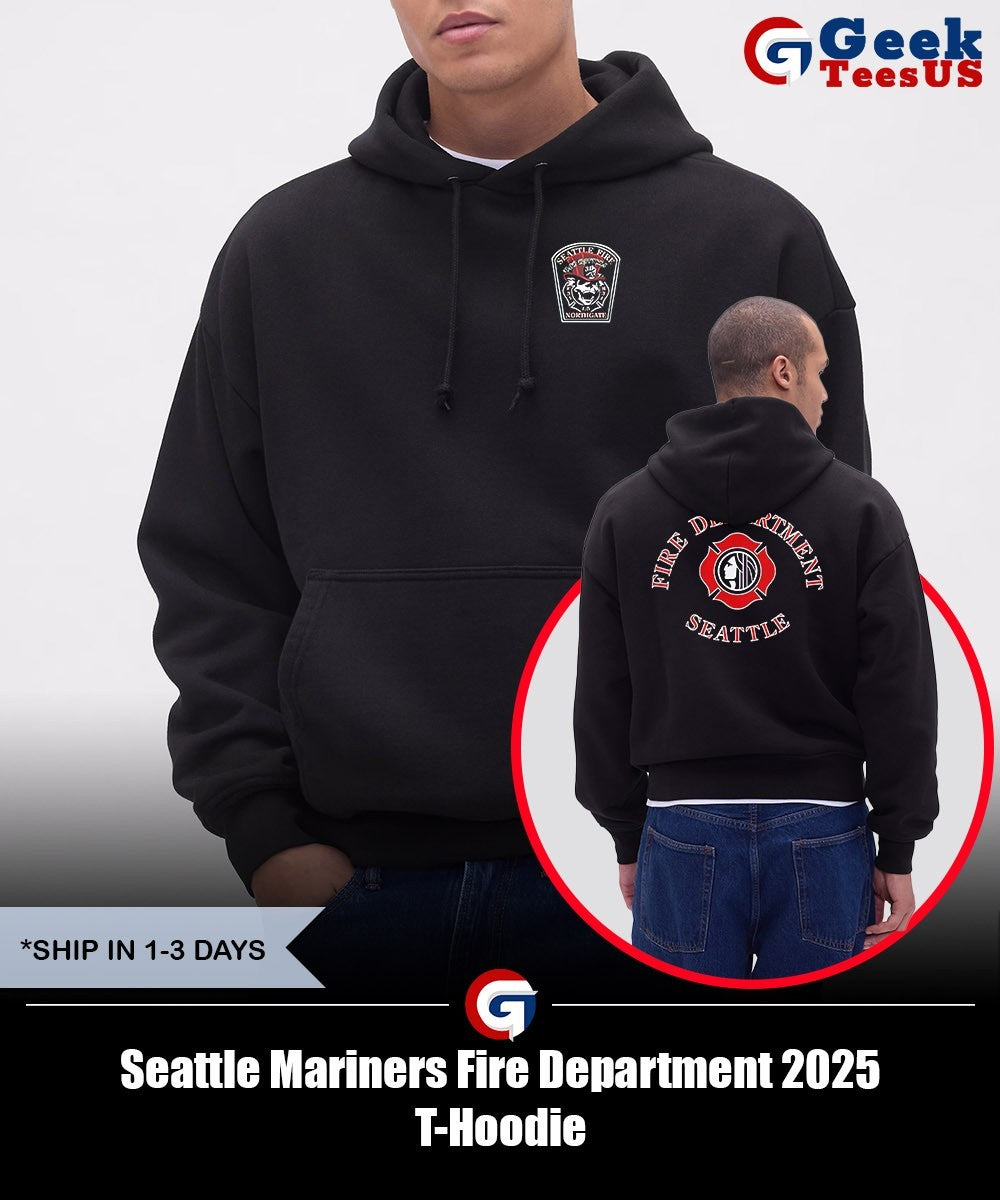 Seattle Mariners Fire Department 2025 T-shirt