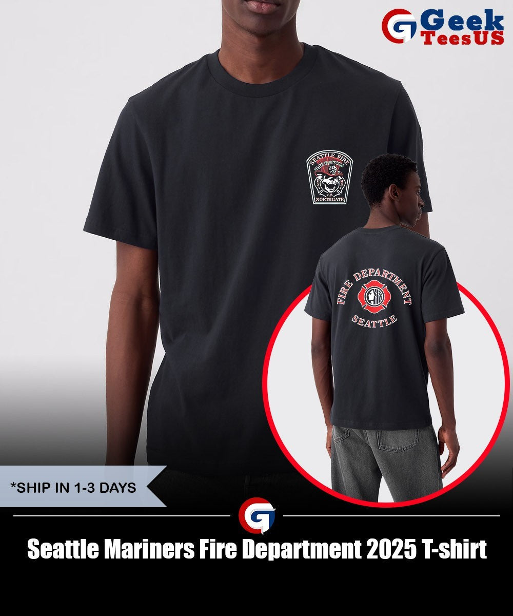 Seattle Mariners Fire Department 2025 T-shirt