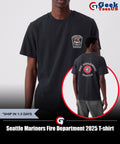 Seattle Mariners Fire Department 2025 T-shirt