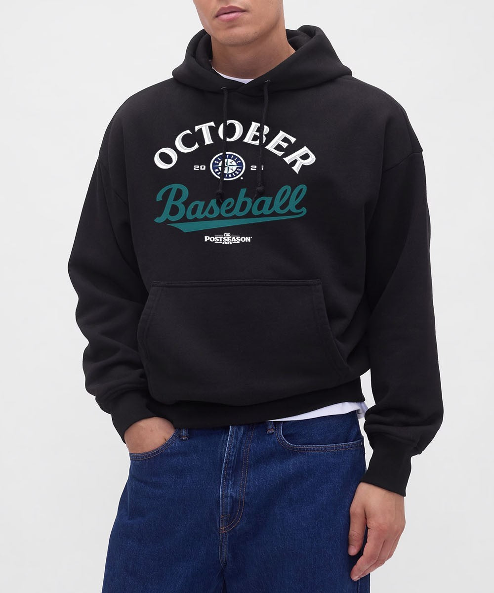 Seattle Mariners October Baseball 2025 MLB Postseason logo shirt