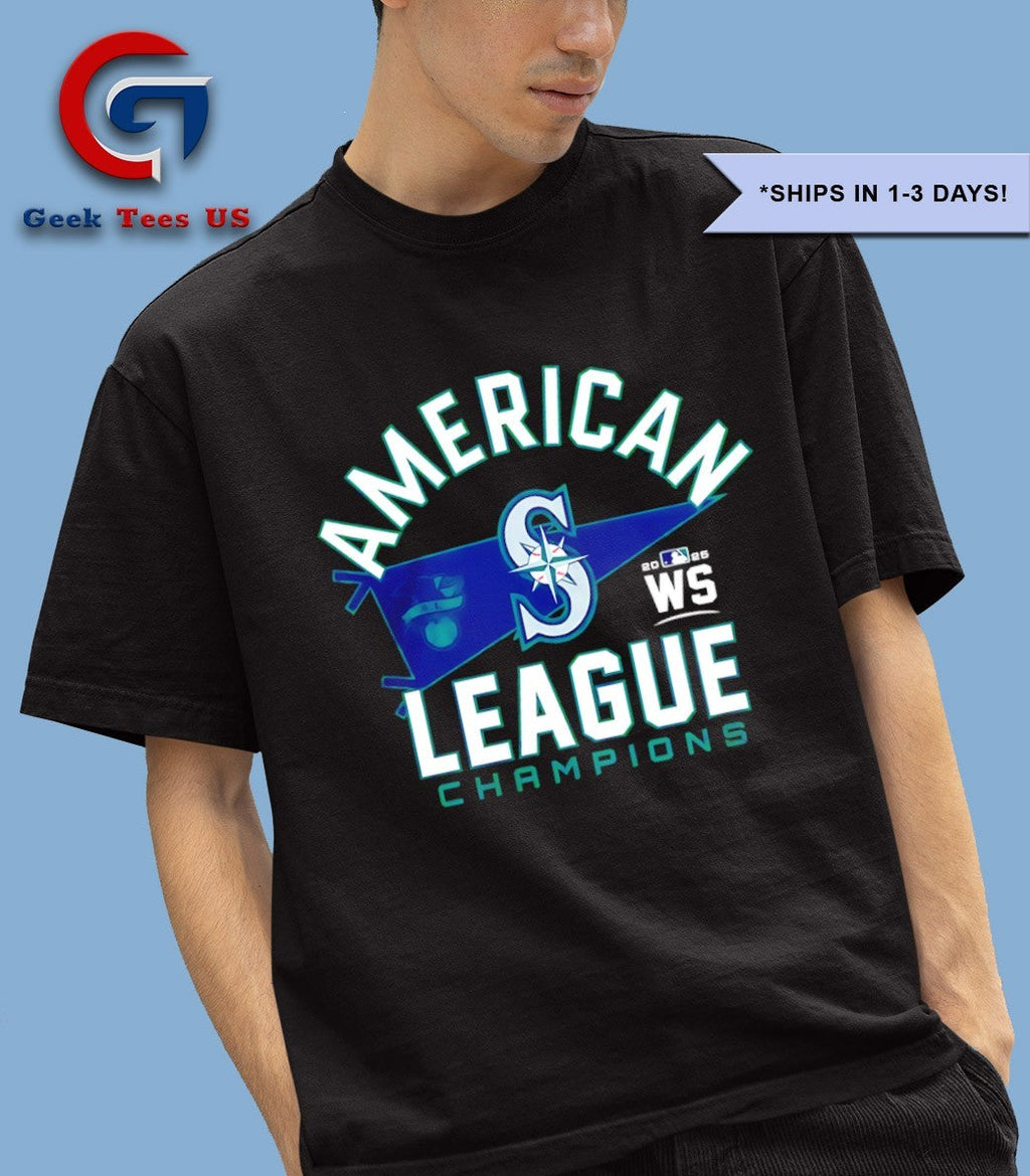 Seattle Mariners baseball 2025 ALCS Postseason Champions flag shirt