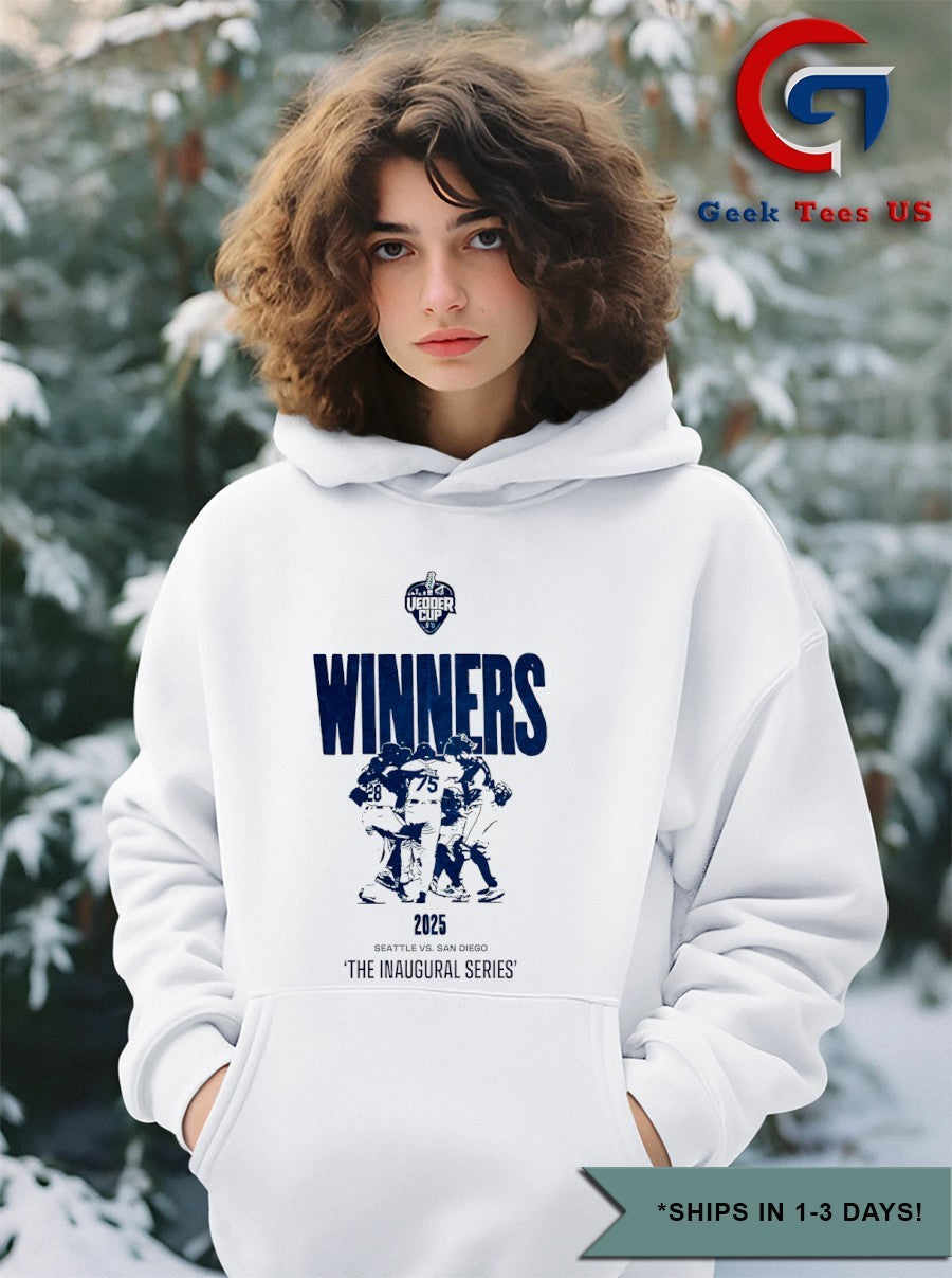 Seattle Mariners baseball Winners Vedder Cup 2025 the Inaugural Series shirt