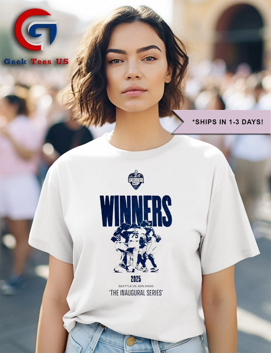 Seattle Mariners baseball Winners Vedder Cup 2025 the Inaugural Series shirt