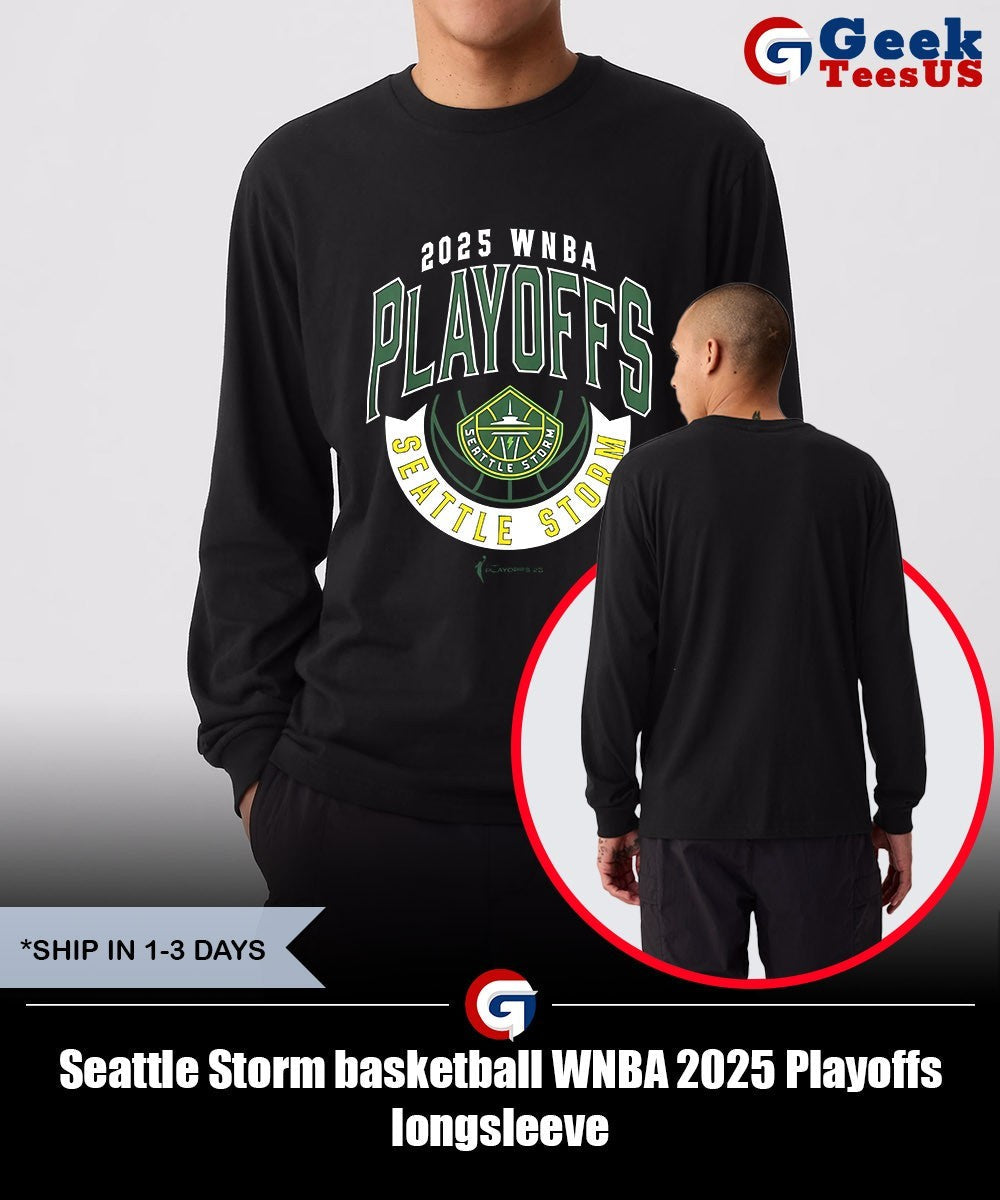 Seattle Storm basketball WNBA 2025 Playoffs shirt