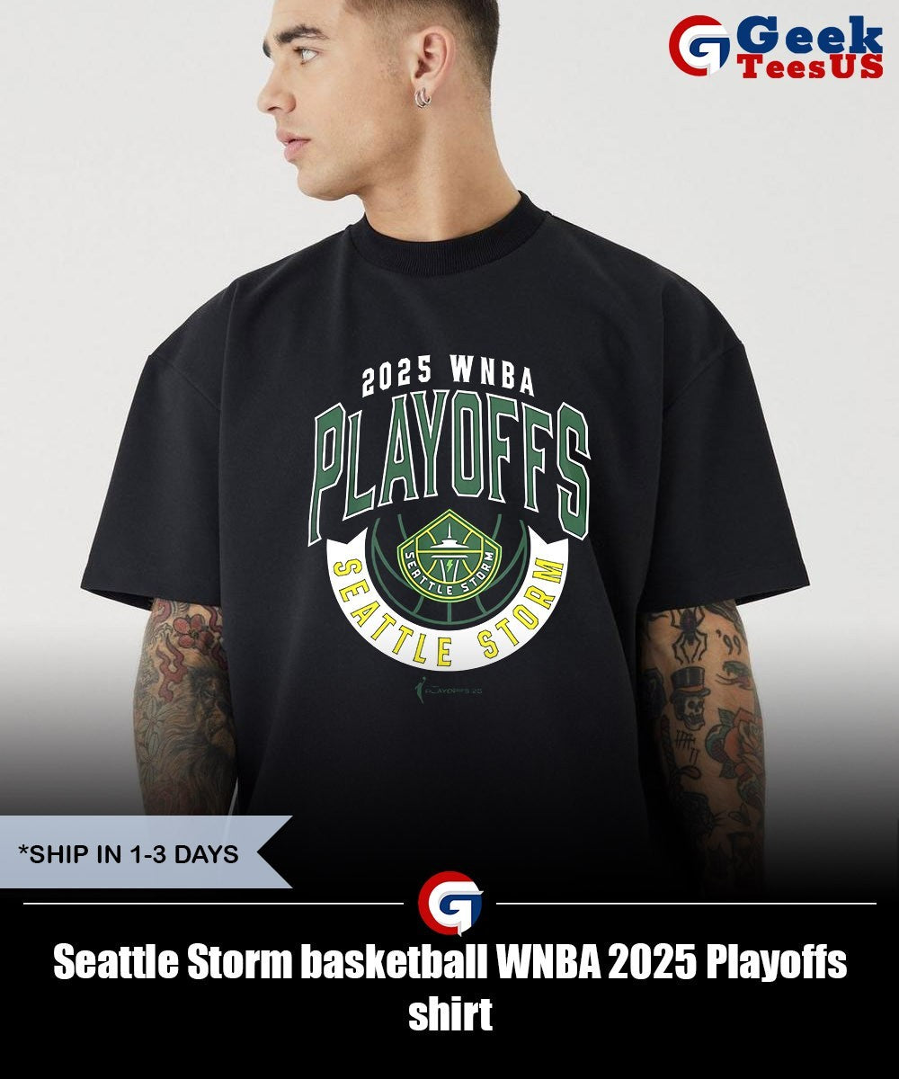 Seattle Storm basketball WNBA 2025 Playoffs shirt