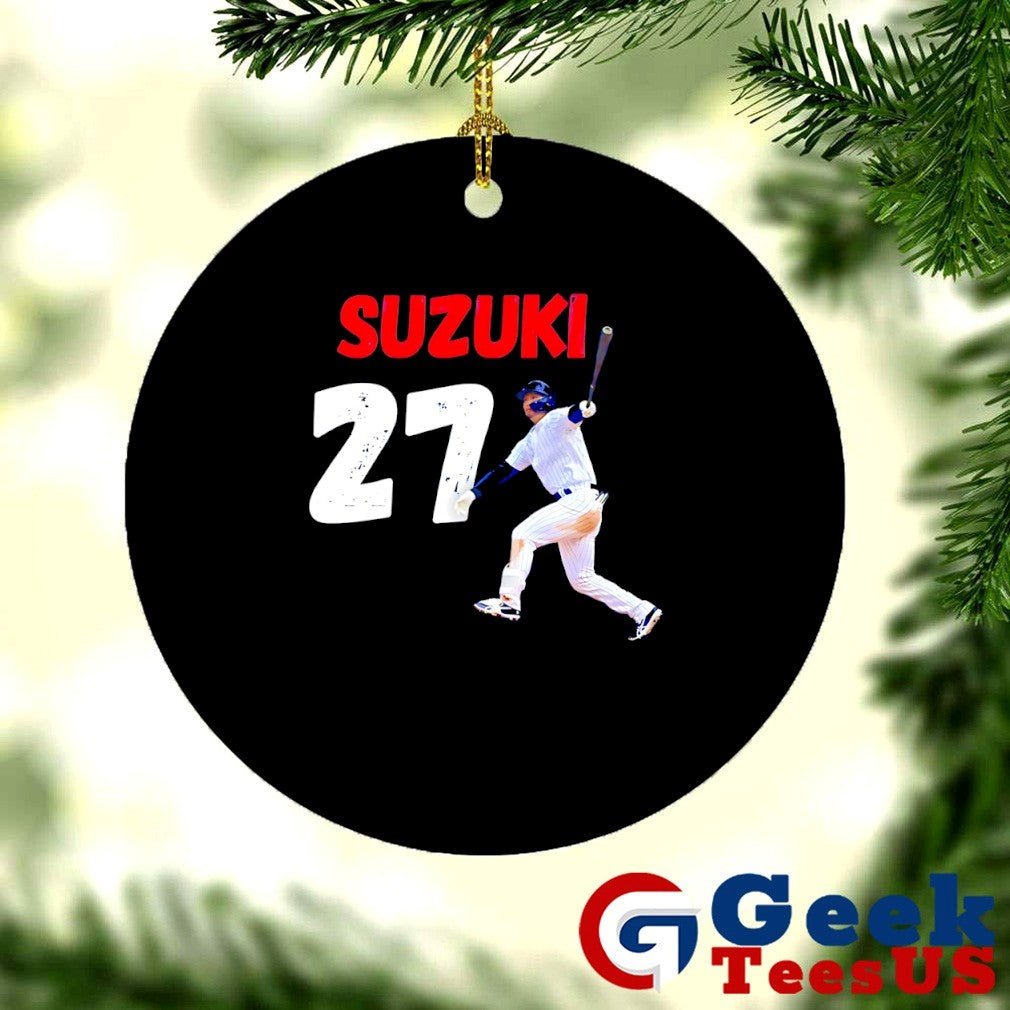 Seiya Suzuki No.27 Chicago Cubs baseball shirt