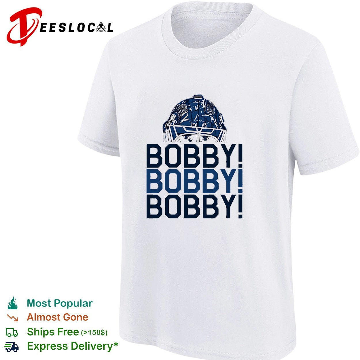 Sergei Bobrovsky Toronto Maple Leafs Bobby Chant ice hockey shirt