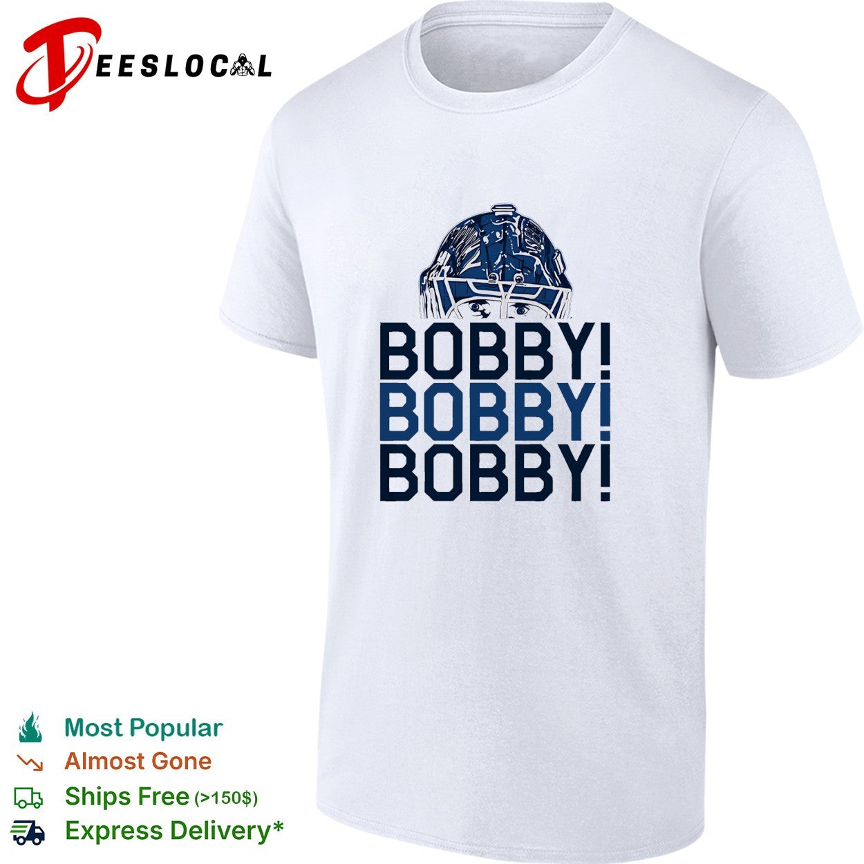 Sergei Bobrovsky Toronto Maple Leafs Bobby Chant ice hockey shirt