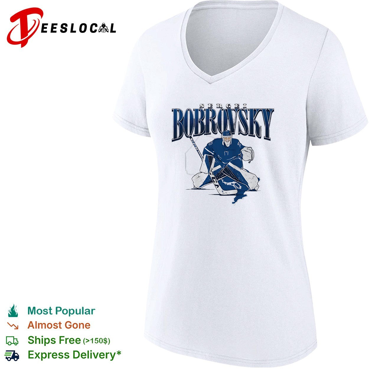Sergei Bobrovsky Toronto Maple Leafs Province Star ice hockey shirt