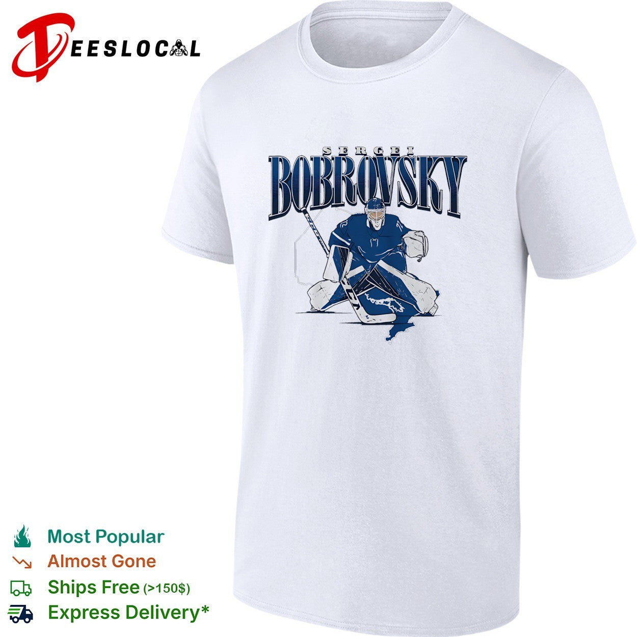 Sergei Bobrovsky Toronto Maple Leafs Province Star ice hockey shirt