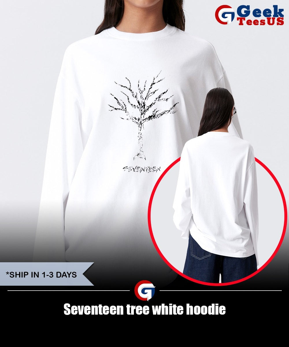 Seventeen tree white shirt