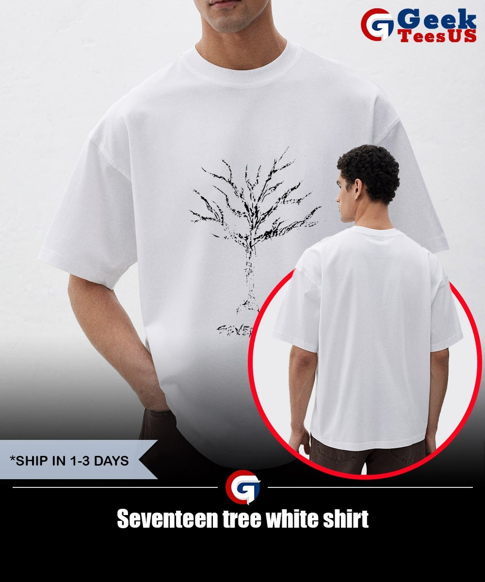 Seventeen tree white shirt