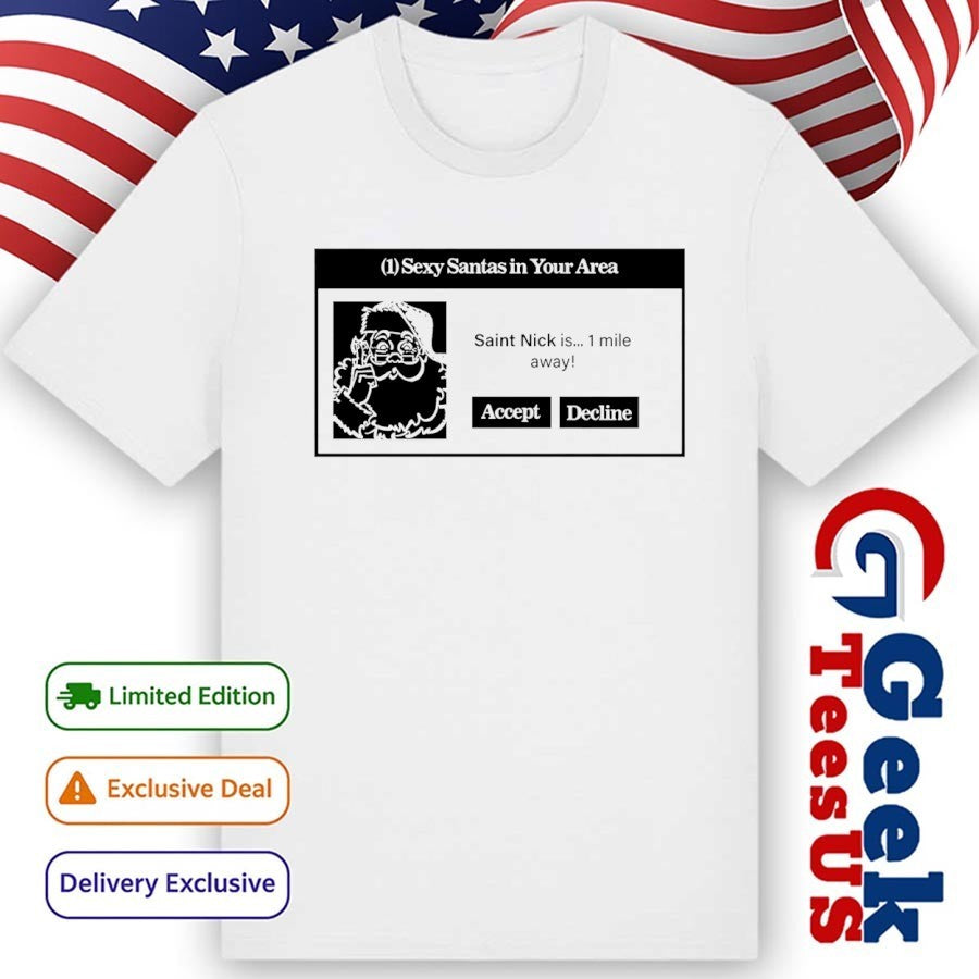 Sexy Santas in your area shirt