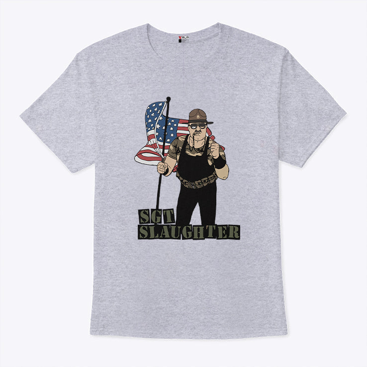 Sgt Slaughter American Flag Shirt