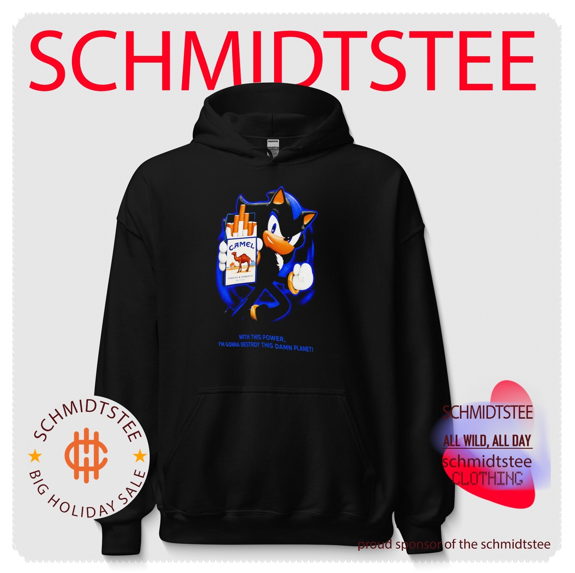 Shadow Camel Smoking Destroy This Damn Planet Meme shirt