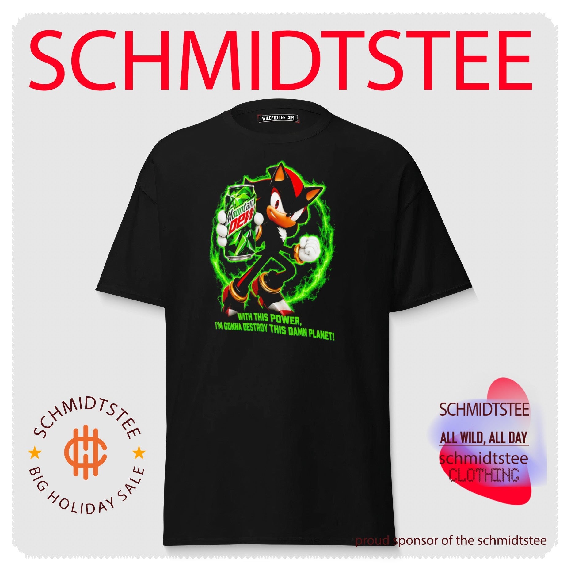 Shadow Mountain Dew Destroy This Damn Planet Gaming shirt