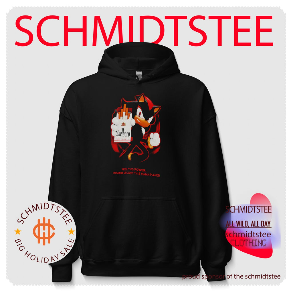 Shadow Smoking Destroy This Damn Planet Cigarette Meme shirt