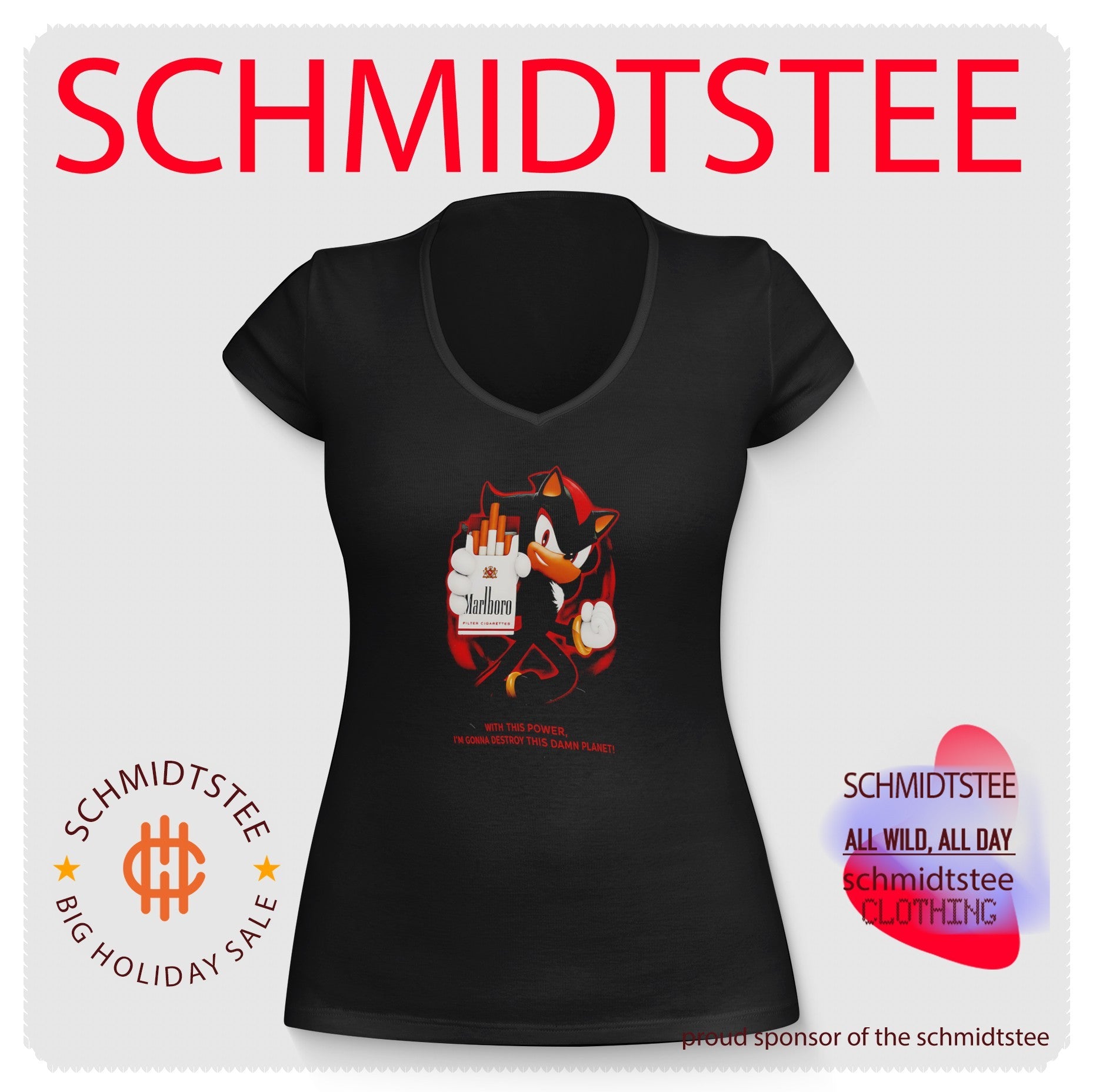 Shadow Smoking Destroy This Damn Planet Cigarette Meme shirt