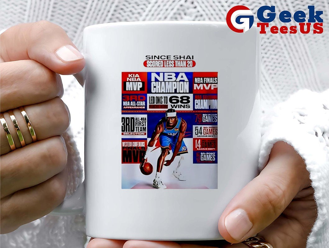 Shai Gilgeous Alexander OKC Thunder NBA Wins All Achievements Career shirt