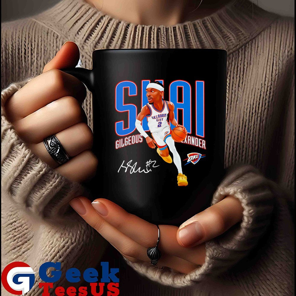Shai Gilgeous-Alexander Oklahoma City Thunder 2025 caricature shirt