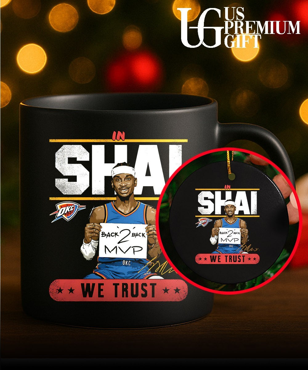 Shai Gilgeous-Alexander Oklahoma City Thunder Back 2 Back MVP signature shirt