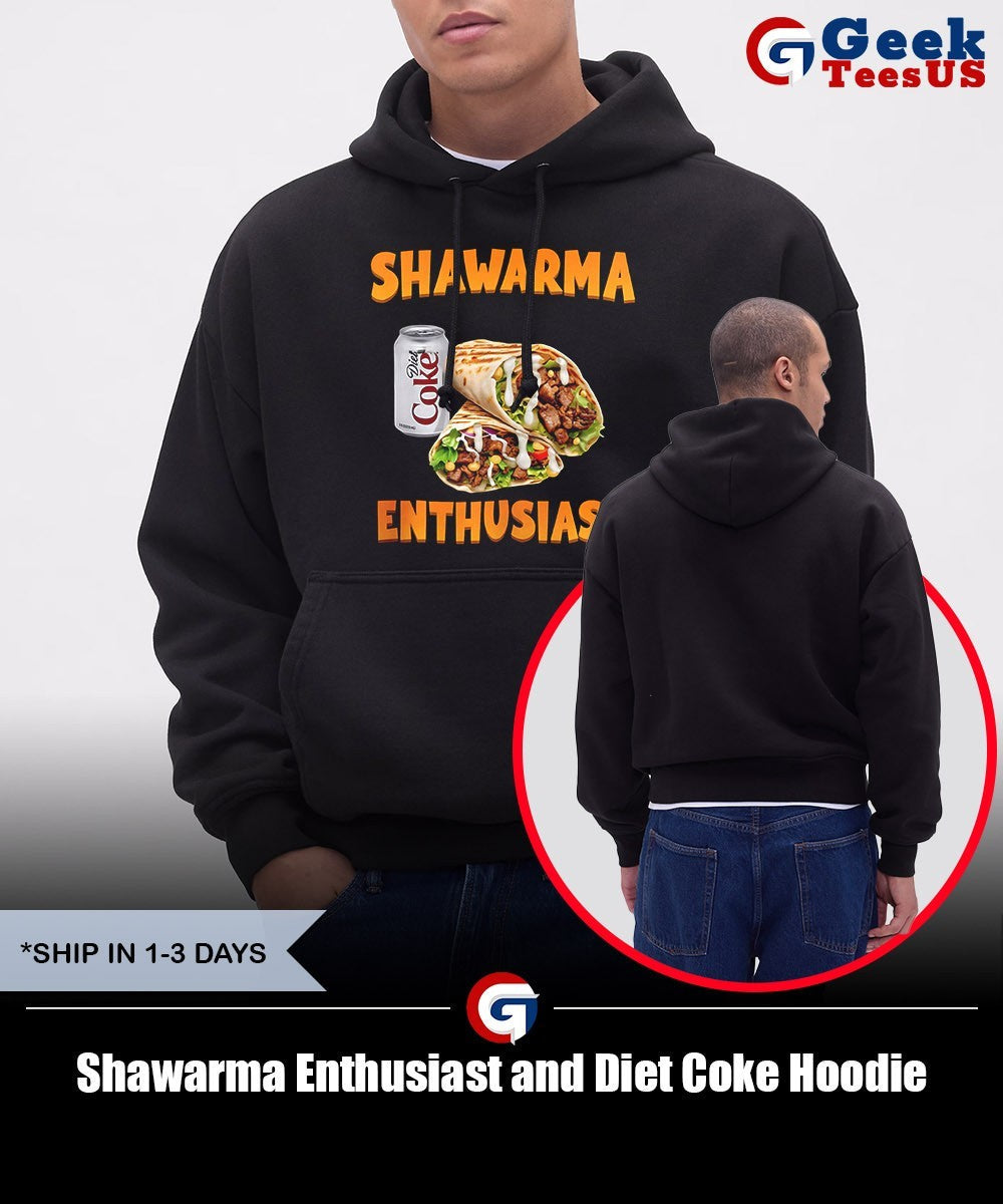 Shawarma Enthusiast and Diet Coke shirt