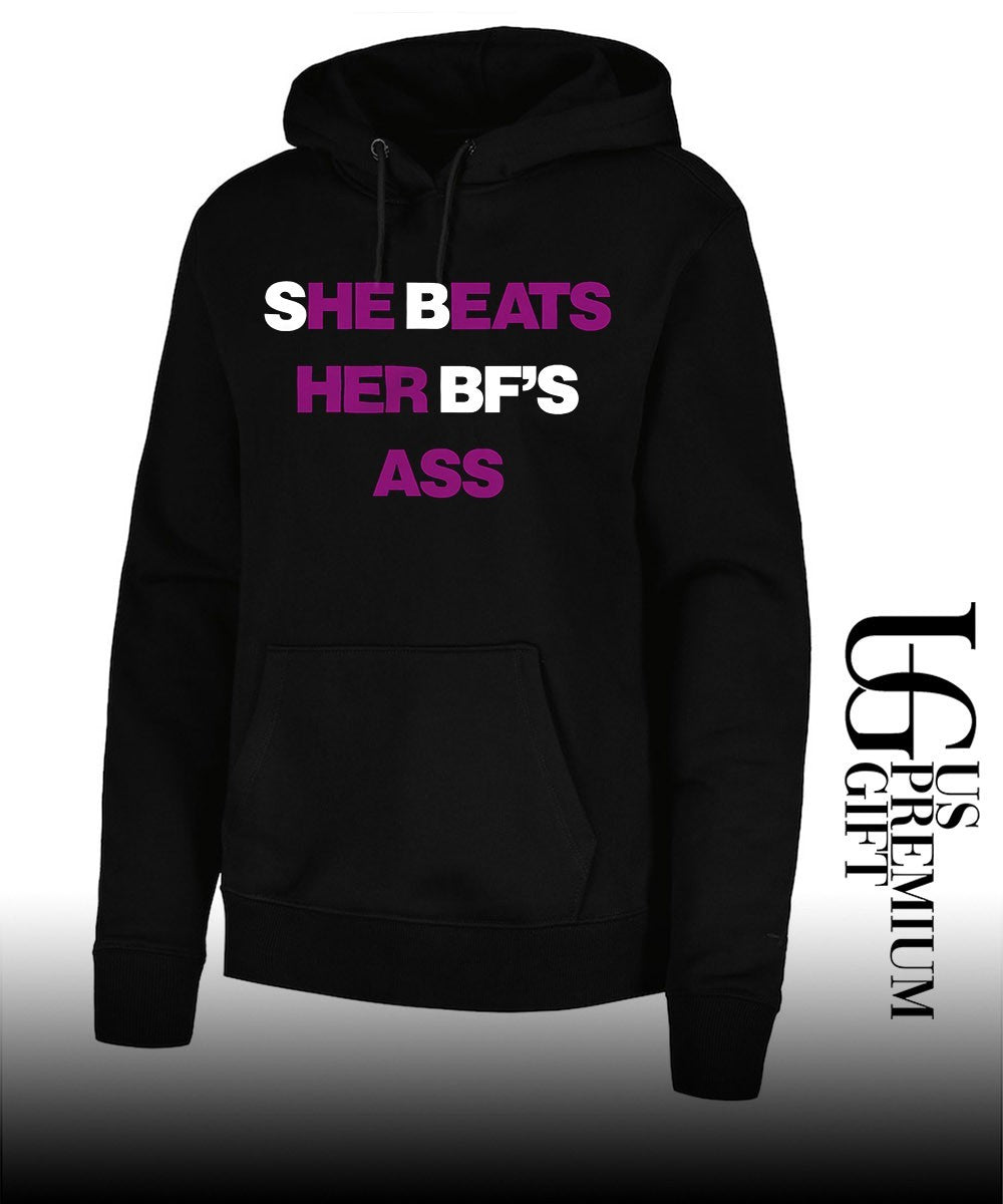 She beats her BF’s Ass shirt