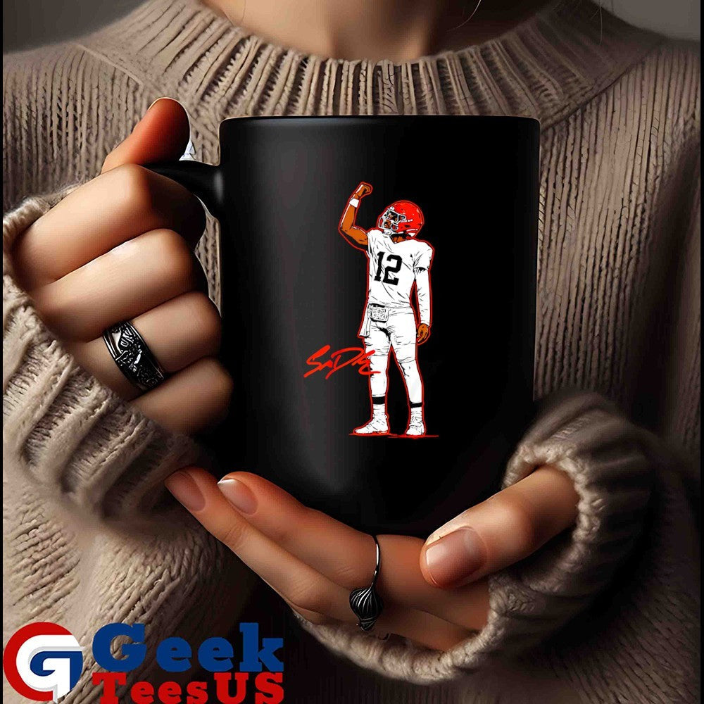 Shedeur Sanders Cleveland Browns Superstar Pose signature shirt