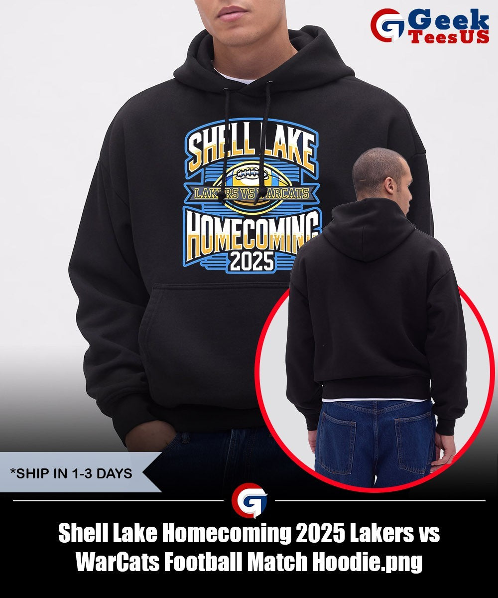 Shell Lake Homecoming 2025 Lakers vs WarCats Football Match shirt