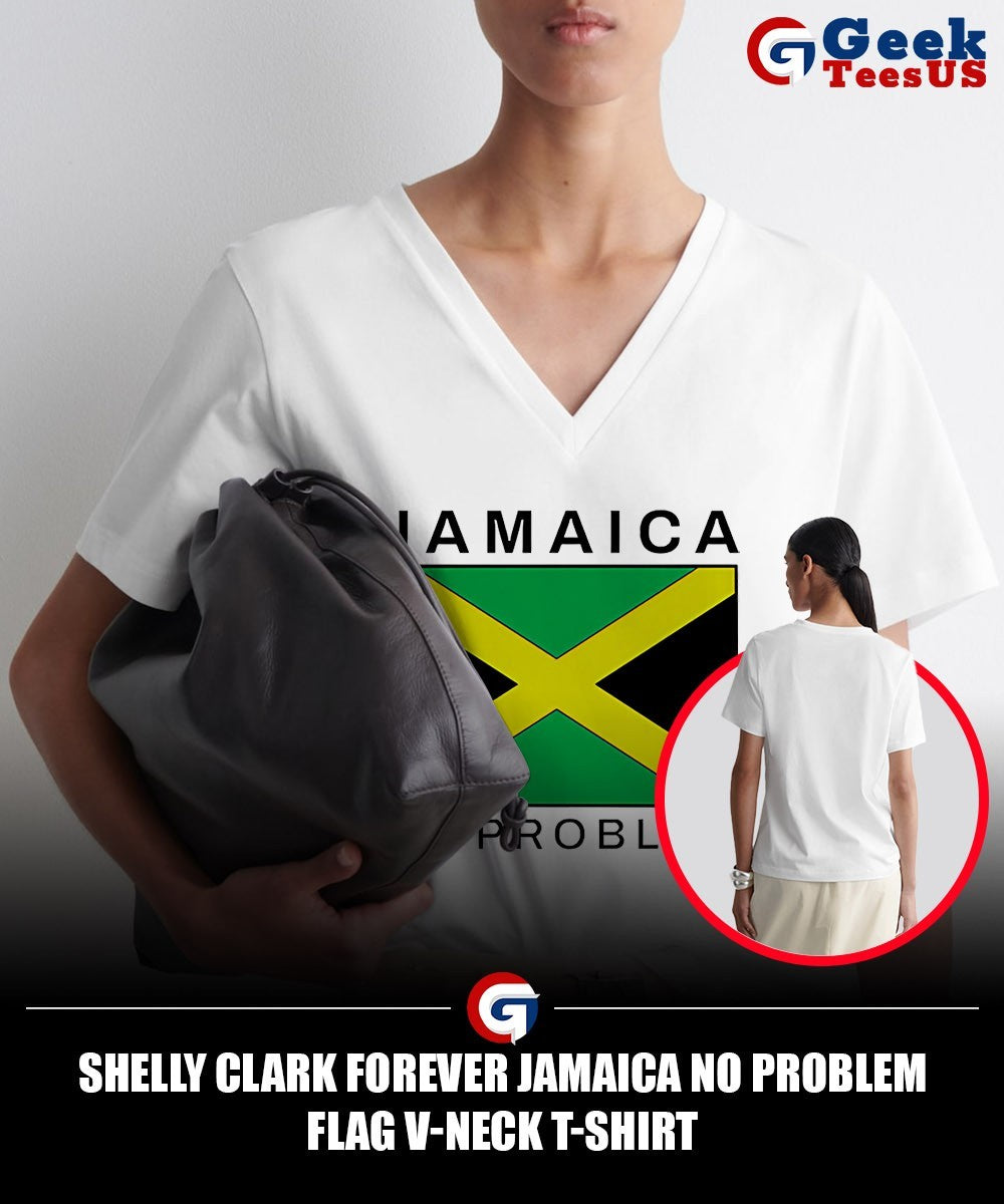 Shelly Clark Forever Jamaica no problem flag shirt