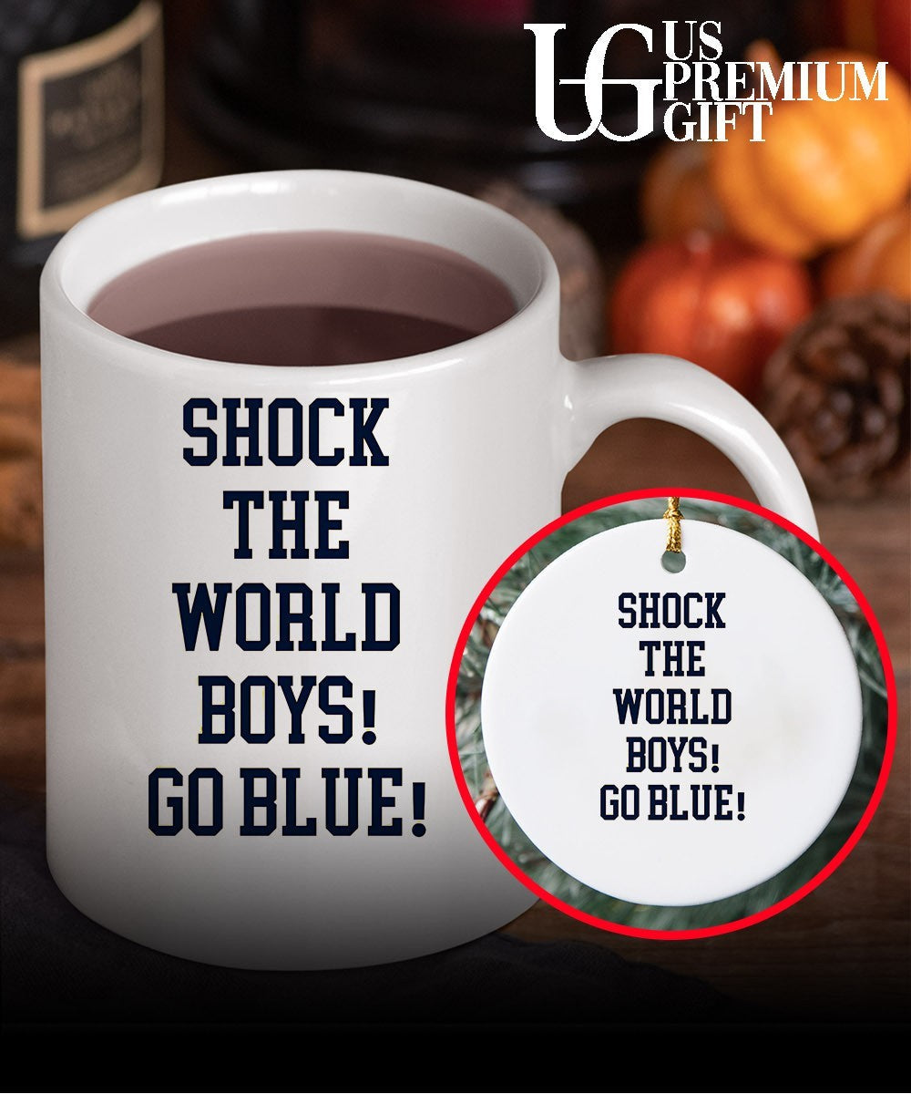 Shock The World Boys Go Blue Michigan Wolverines shirt