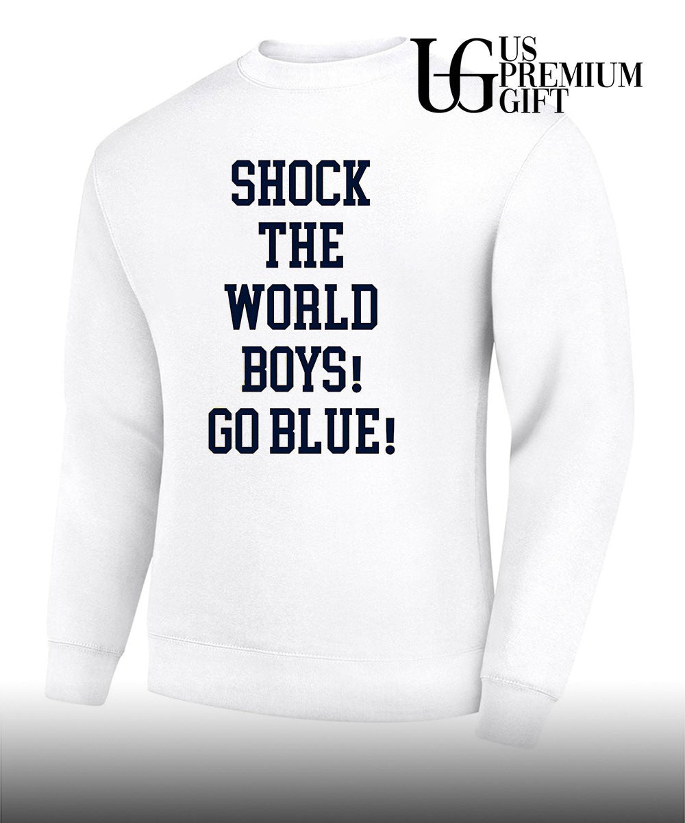 Shock The World Boys Go Blue Michigan Wolverines shirt