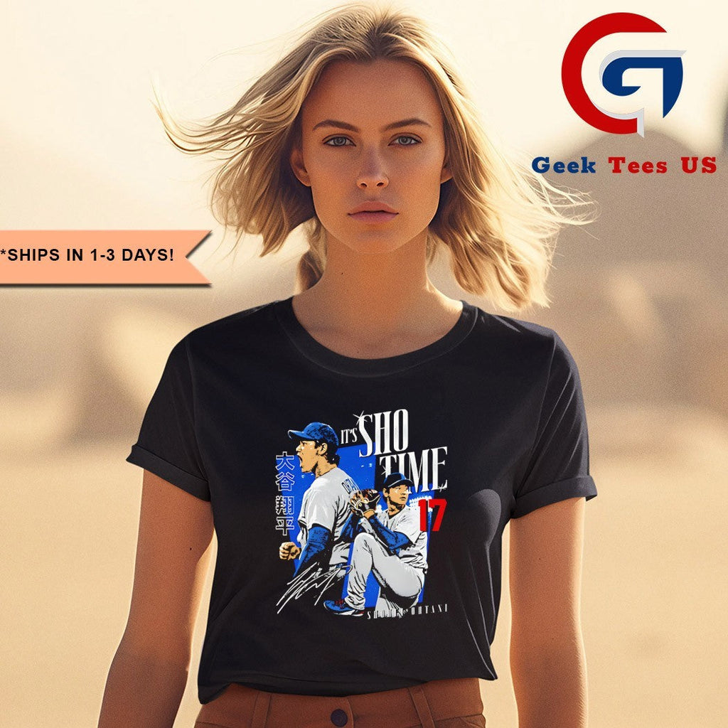 Shohei Ohtani It’s ShowTime Los Angeles Dodgers baseball shirt