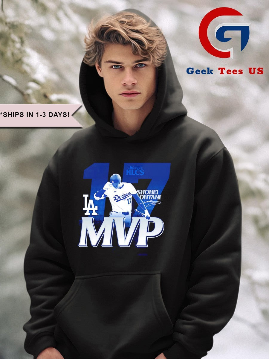 Shohei Ohtani Los Angeles Dodgers 2025 National League Championship Series MVP signature shirt