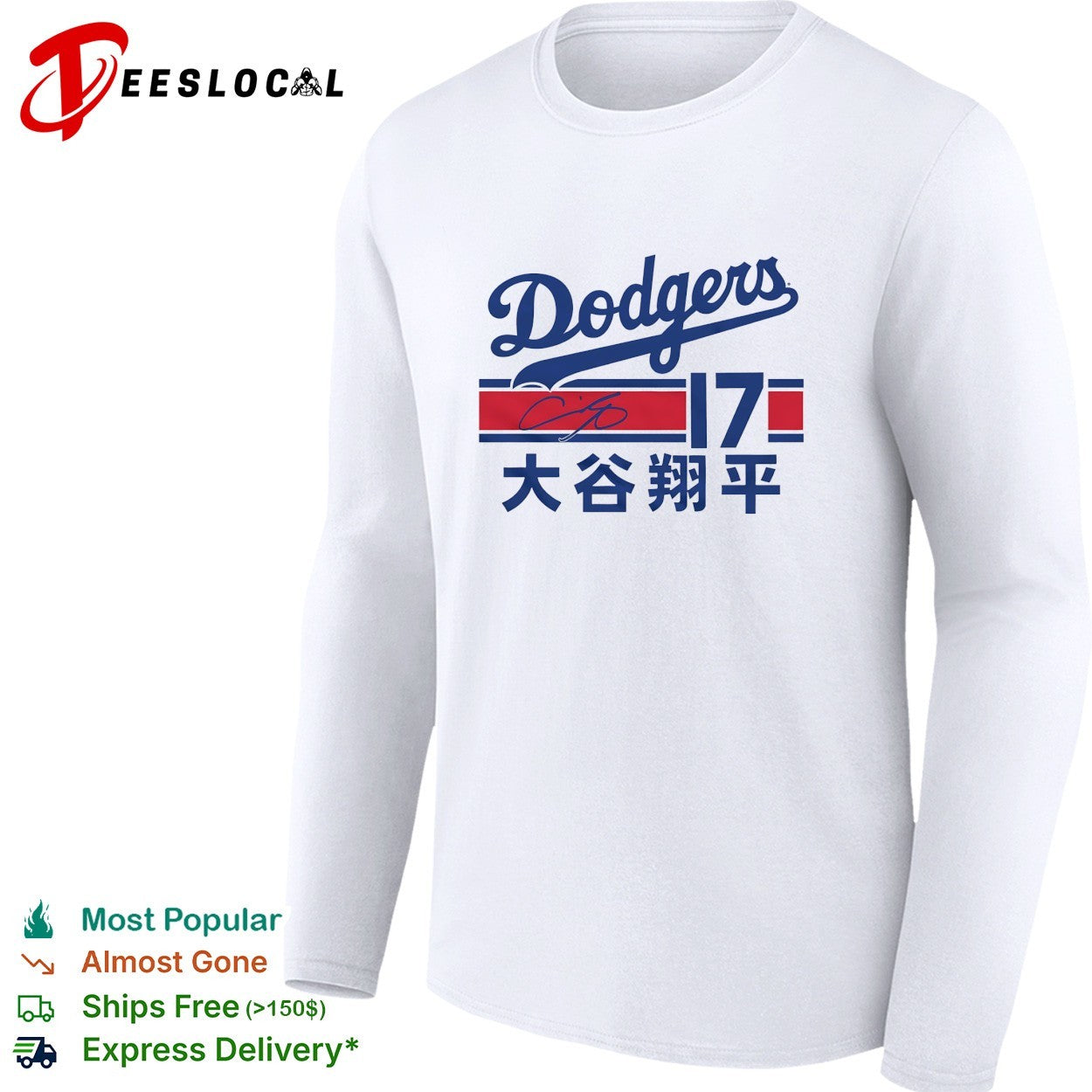 Shohei Ohtani Los Angeles Dodgers Japanese signature vintage shirt