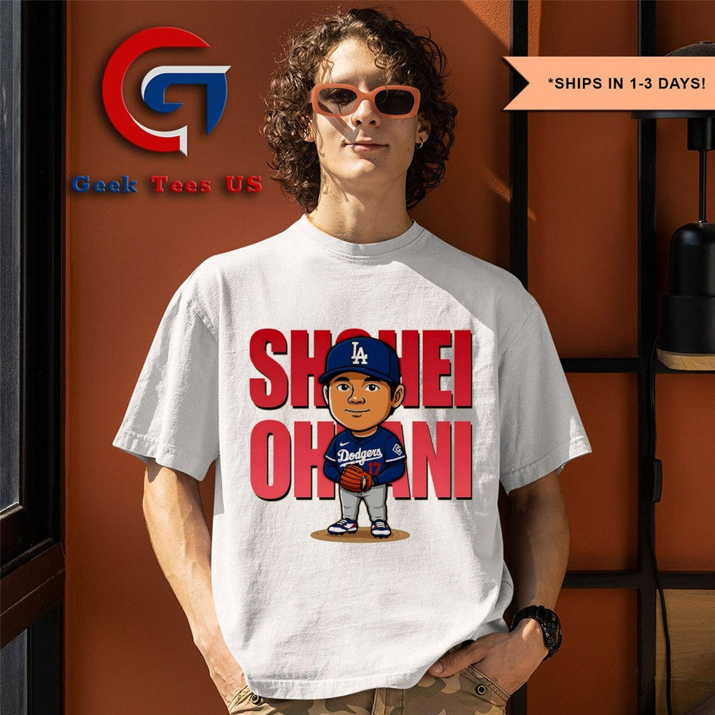 Shohei Ohtani Los Angeles Dodgers MLB chibi shirt