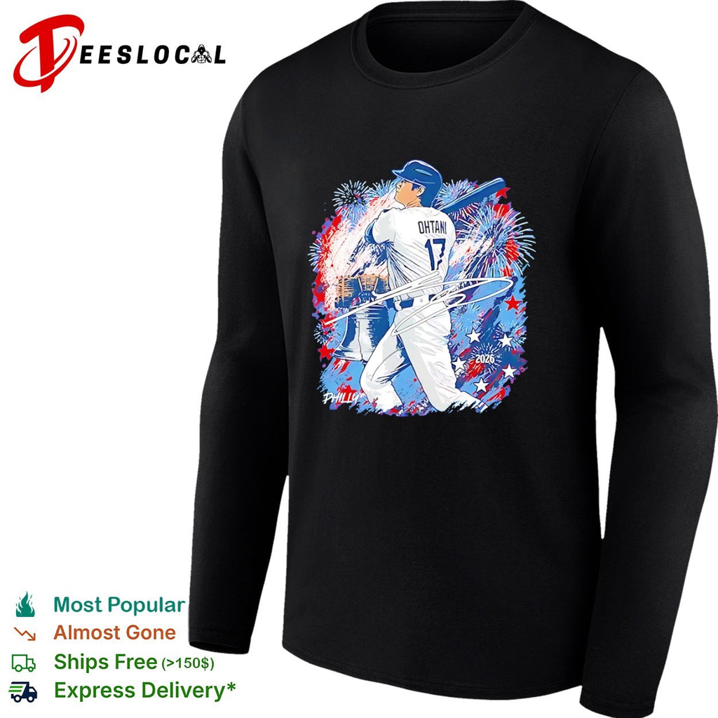 Shohei Ohtani Los Angeles Dodgers Philly 2026 Signature shirt
