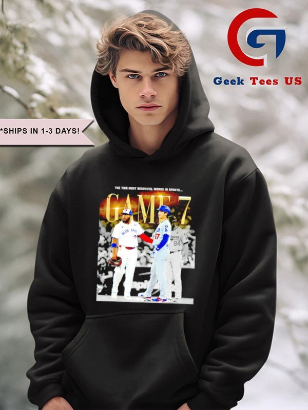 Shohei Ohtani vs Vladimir Guerrero Jr. the two most beautiful words in sports Game 7 World Series shirt