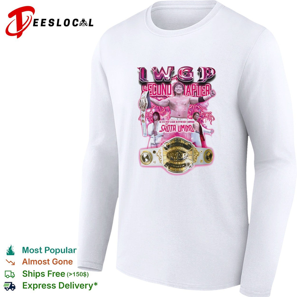 Shota Umino IWGP Second Chapter the 8th IWGP Global Heavyweight Champion shirt